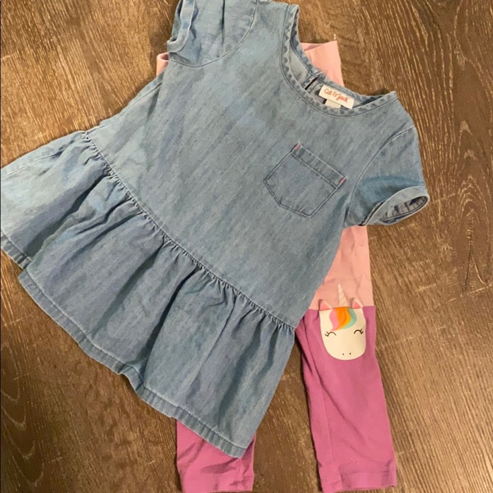 Unicorn denim set